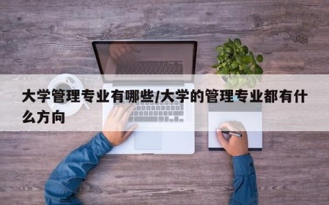 大学管理专业有哪些/大学的管理专业都有什么方向